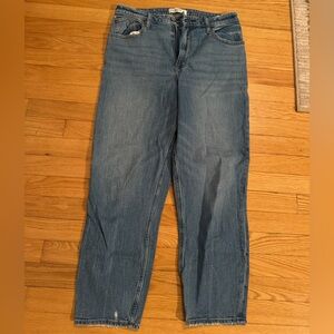 Abercrombie & Fitch Straight Leg Blue Jeans